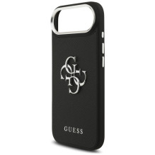 Guess Grained Big 4G Classic Logo case for iPhone 17 Air - black