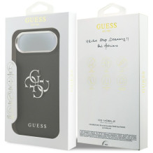 „Guess Grained Big 4G Classic Logo“ dėklas, skirtas „iPhone 17 Air“ – juodas