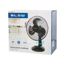 Desk fan BLOW 12" / 30cm 40W BLACK Desk fan BLOW 12" / 30cm 40W BLACK