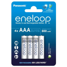 Eneloop AAA 800mAh (BK-4MCDE / 4CP) rechargeable batteries 4 pcs. Eneloop AAA 800mAh (BK-4MCDE / 4CP) rechargeable batteries 4 pcs.