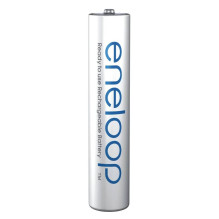 Eneloop AAA 800mAh (BK-4MCDE / 4CP) įkraunamos baterijos 4 vnt. Eneloop AAA 800mAh (BK-4MCDE / 4CP) įkraunamos baterijos 4 vnt.