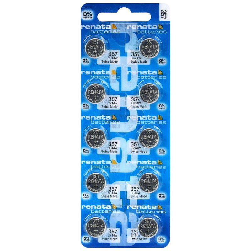 Renata 357 (SR44W) batteries 10 pcs.