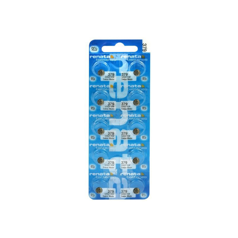 Renata 379 (SR521SW) batteries 10 pcs.