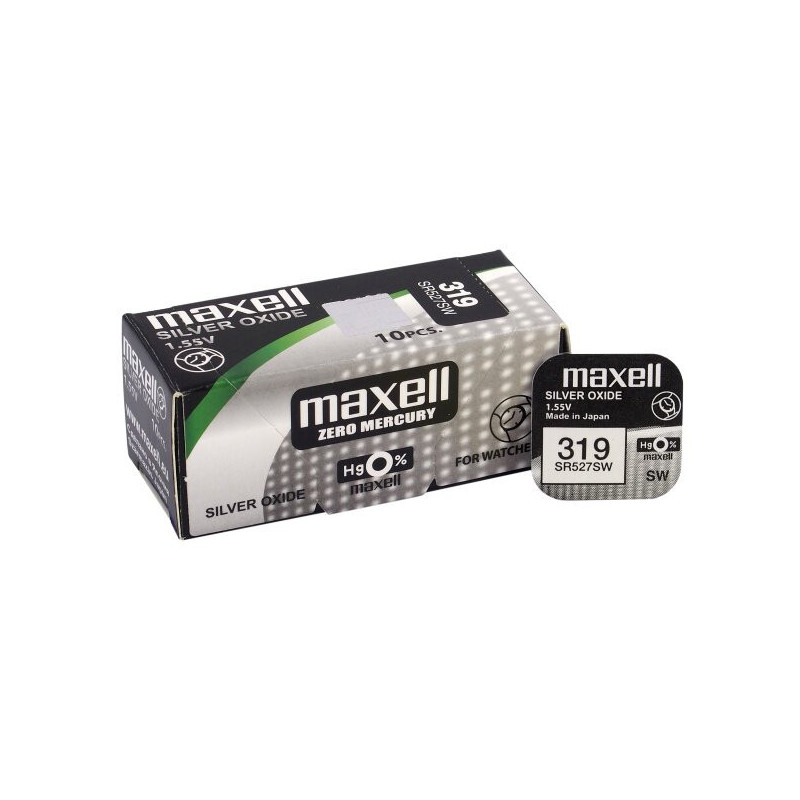 Maxell 319 (SR527SW) baterijos 10 vnt.