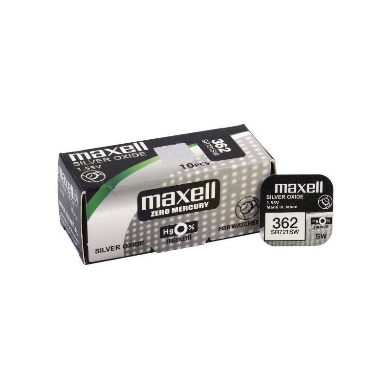 Maxell 362 (SR721SW) baterijos 10 vnt.