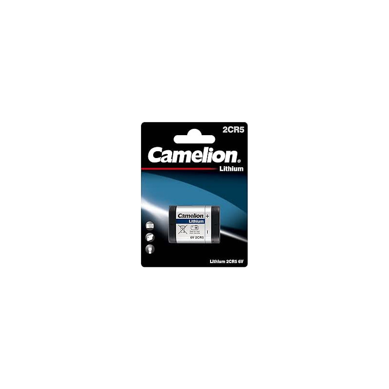 Camelion 2CR5 6V 1BL ličio baterija, 1 vnt.