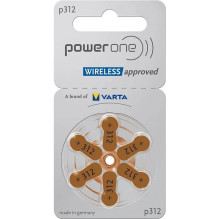 VARTA Power One 312 baterijos klausos aparatams 60 vnt. VARTA Power One 312 baterijos klausos aparatams 60 vnt.