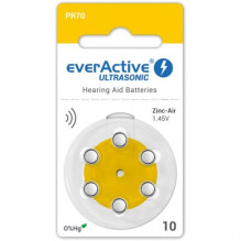 Everactive Ultrasonic 10 PR70 6BL klausos baterijos 60 vnt. Everactive Ultrasonic 10 PR70 6BL klausos baterijos 60 vnt.