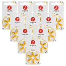 Signia 10 PR70 6BL klausos baterijos 60 vnt. Signia 10 PR70 6BL klausos baterijos 60 vnt.