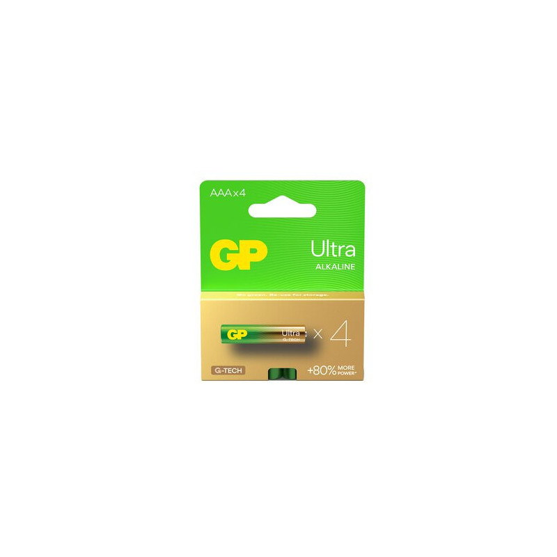 GP LR03 AAA Ultra (G-TECH) baterijos 4 vnt.
