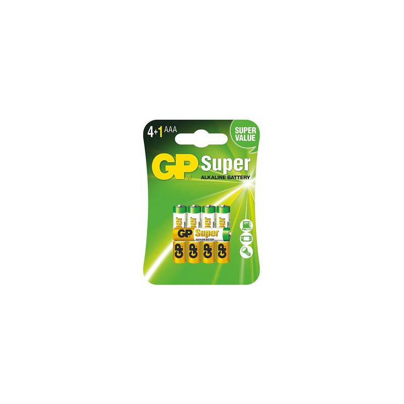 GP LR03 AAA Super batteries 5 pcs.