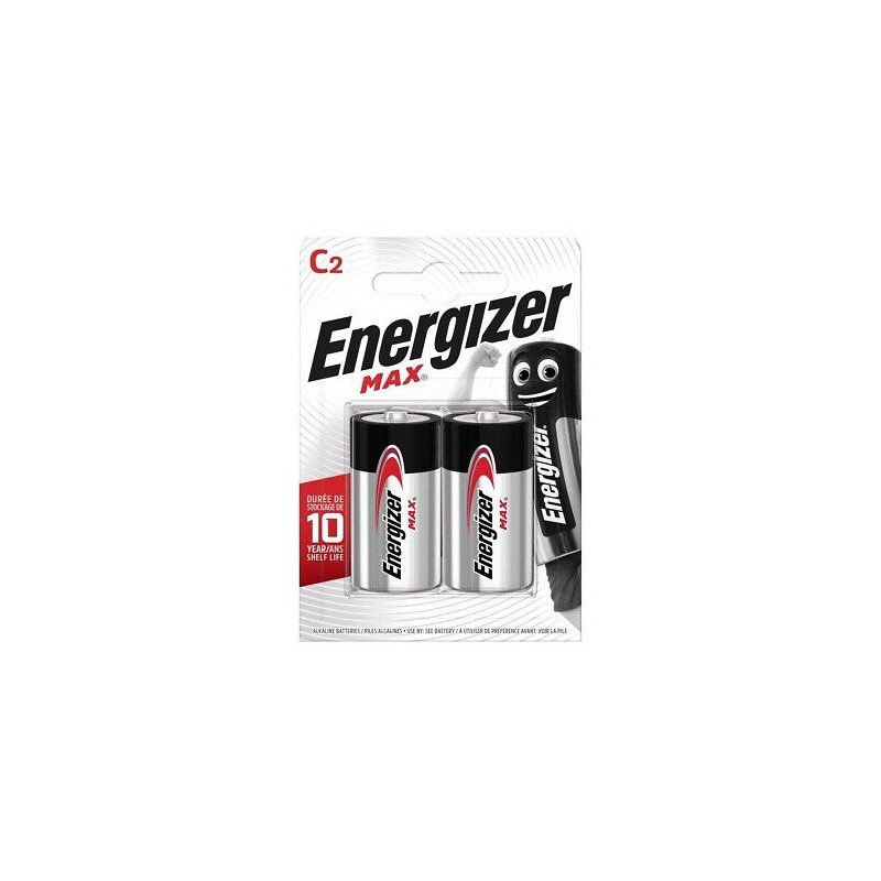 Energizer LR20 C Max šarminės baterijos 2 vnt.