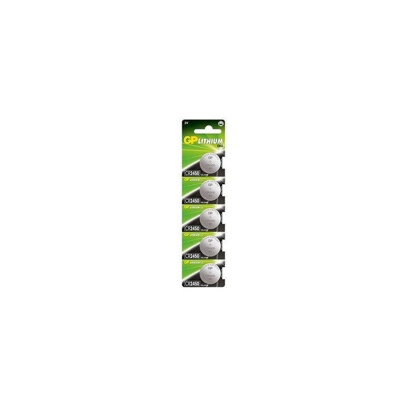 GP CR2450 baterijos 5 vnt.