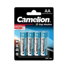 Camelion LR6 AA Digi šarminės baterijos, 4 vnt. Camelion LR6 AA Digi šarminės baterijos, 4 vnt.
