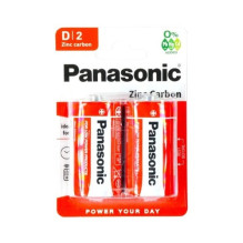 Panasonic D R20 2BL Zinc Carbon baterijos 2 vnt. Panasonic D R20 2BL Zinc Carbon baterijos 2 vnt.