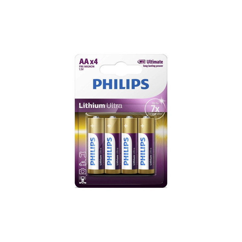 Philips FR6 AA Ultra baterijos 4 vnt.