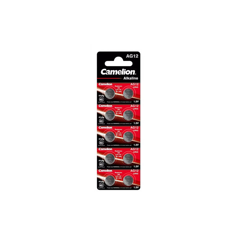 Camelion AG10 / LR1130 / 389 / 189 šarminės baterijos 10 vnt.