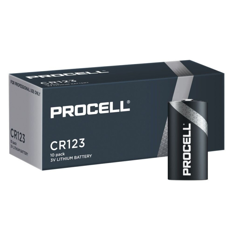 Procell CR123 ličio baterijos 10 vnt.