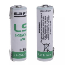 Saft LS14500 AA 3,6V 2600mAh +U ličio baterija 1 vnt. Saft LS14500 AA 3,6V 2600mAh +U ličio baterija 1 vnt.