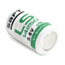 Saft LS14250 CR1/2 AA 3.6V 1200mAh lithium battery 1 pc. Saft LS14250 CR1/2 AA 3.6V 1200mAh lithium battery 1 pc.