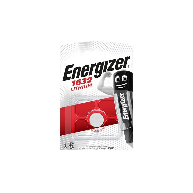 Energizer CR1632 ličio baterija, 1 vnt.