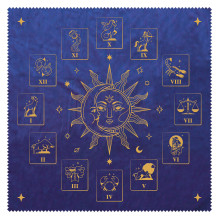 Zodiac kilimėlis taro kortoms (50x50cm) Lo Scarabeo Zodiac kilimėlis taro kortoms (50x50cm) Lo Scarabeo
