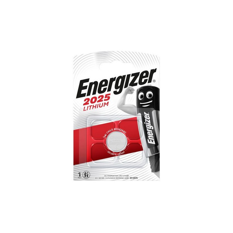 Energizer CR2025 lithium battery, 1 pc.