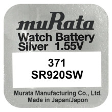 Murata 371 (SR920SW) silver oxide batteries 10 pcs.
