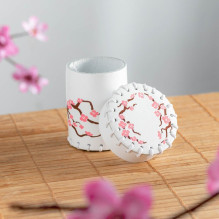 Japanese odinis kauliukų puodelis Japanese odinis kauliukų puodelis