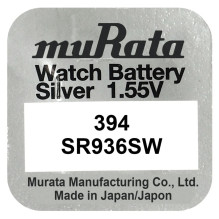 Murata 394 (SR936SW) silver oxide batteries 10 pcs. Murata 394 (SR936SW) silver oxide batteries 10 pcs.