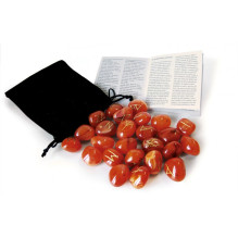 Red Carnelian Runos Lo Scarabeo Red Carnelian Runos Lo Scarabeo