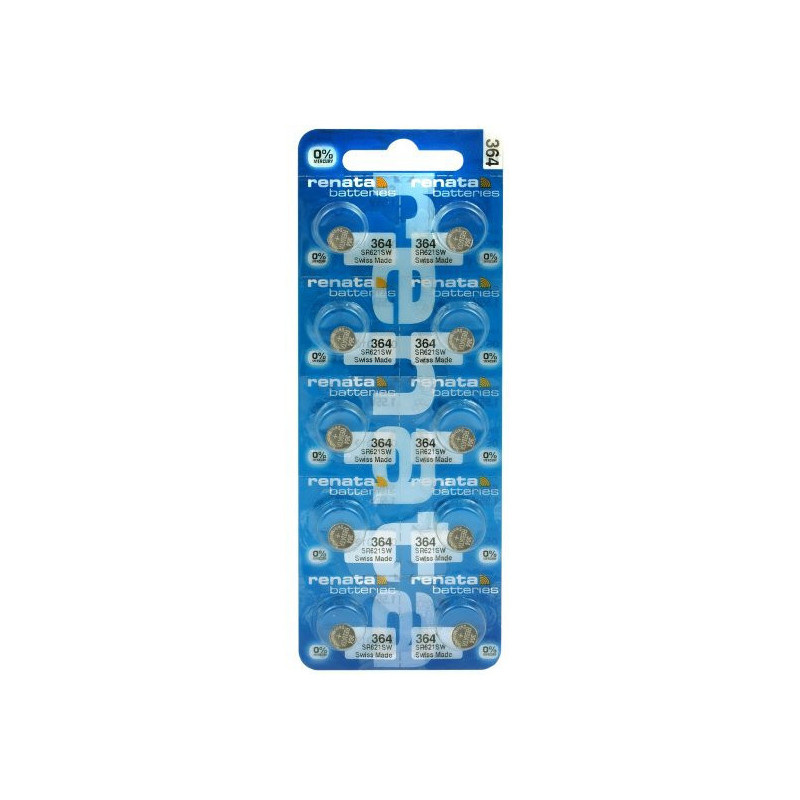 Renata 364 (SR621SW) baterijos 10 vnt.