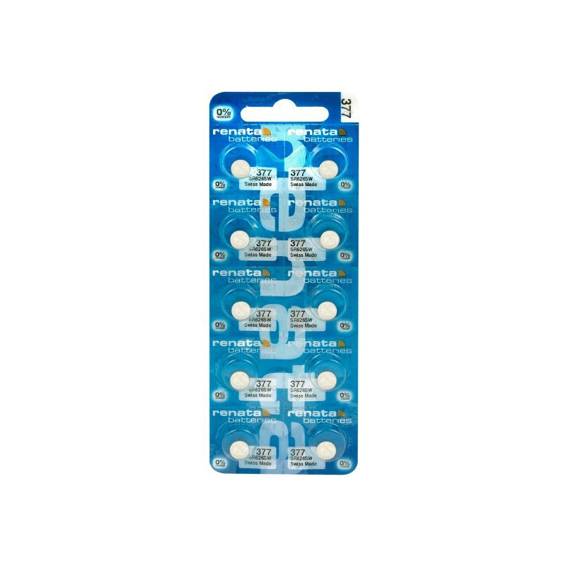 Renata 377 (SR626SW) baterijos 10 vnt.