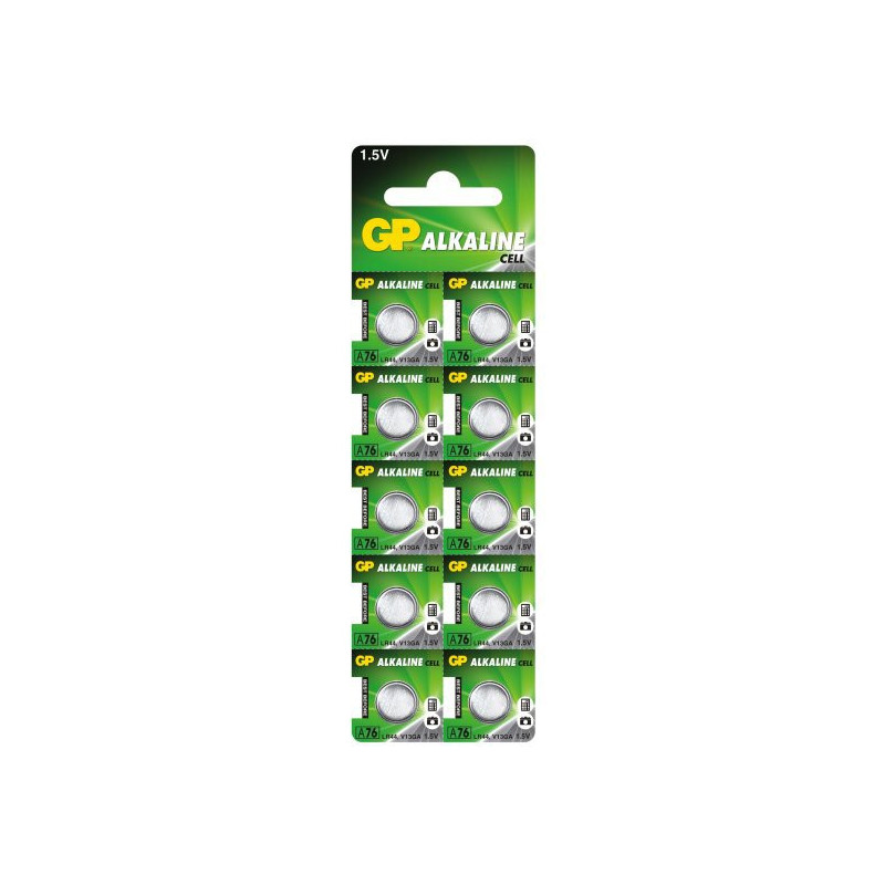 GP G13 LR44 A76F batteries 10 pcs.