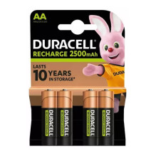 Duracell HR6 AA 2500 DX1500 įkraunamos baterijos 4 vnt. Duracell HR6 AA 2500 DX1500 įkraunamos baterijos 4 vnt.
