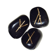 Black Agate Runos (juodojo agato) Lo Scarabeo Black Agate Runos (juodojo agato) Lo Scarabeo