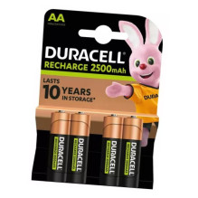 Duracell HR6 AA 2500 DX1500 įkraunamos baterijos 4 vnt. Duracell HR6 AA 2500 DX1500 įkraunamos baterijos 4 vnt.