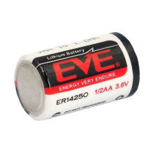 EVE LS14250 CR 1 / 2AA 3,6V ličio baterija 1 vnt. EVE LS14250 CR 1 / 2AA 3,6V ličio baterija 1 vnt.
