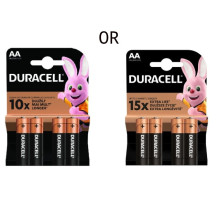 Duracell Basic MN1500 AA šarminės baterijos 4 vnt.