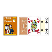 Poker žaidimo kortos (oranžinės) Modiano Poker žaidimo kortos (oranžinės) Modiano
