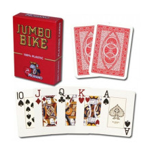 Modiano Jumbo Bike Trophy Playing kortos (raudonos) Modiano Jumbo Bike Trophy Playing kortos (raudonos)