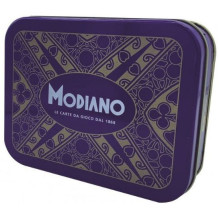 Ramino Club žaidimo kortos metalinėje dėžutėje Modiano Ramino Club žaidimo kortos metalinėje dėžutėje Modiano