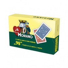 ''98'' Poker Cards 2 Decks Set Modiano (Red Blue) ''98'' Poker Cards 2 Decks Set Modiano (Red Blue)