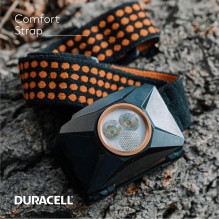 Duracell Led Headlamp 200 Lumens prožektorius ant galvos Duracell Led Headlamp 200 Lumens prožektorius ant galvos