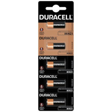 Duracell MN21 23A šarminės baterijos 5 vnt. Duracell MN21 23A šarminės baterijos 5 vnt.