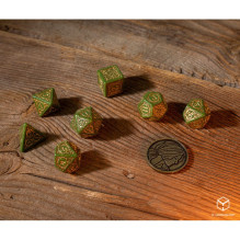 The Witcher Triss kauliukų rinkinys žalios ir auksinės sp Q workshop The Witcher Triss kauliukų rinkinys žalios ir auksinės sp Q workshop