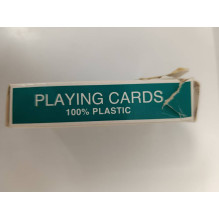 Kosmetinis defektas Texas Poker Hold Em žaidimo kortos (tamsiai žalios) Modiano
