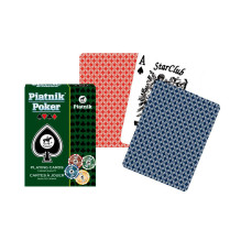 Piatnik pokerio kortų kaladė 1 vnt. (raudona arba mėlyna) Piatnik pokerio kortų kaladė 1 vnt. (raudona arba mėlyna)