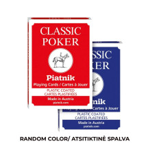Piatnik Classic 2 Index Pokerio kortų kaladė 1 vnt. (raudona arba mėlyna) Piatnik Classic 2 Index Pokerio kortų kaladė 1 vnt. (raudona arba mėlyna)