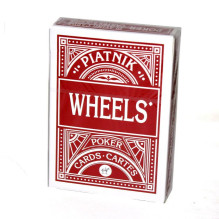 Piatnik Wheels pokerio kortų kaladė 1 vnt. (raudona arba mėlyna)